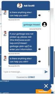 Scotti Chat Window